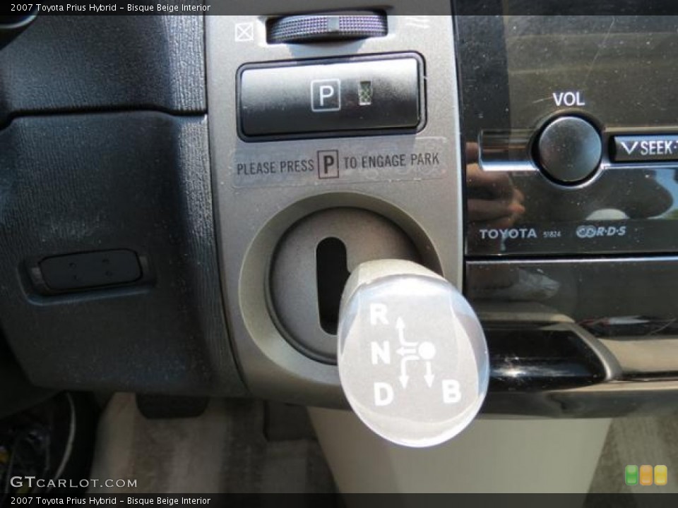 Bisque Beige Interior Transmission for the 2007 Toyota Prius Hybrid #81628141