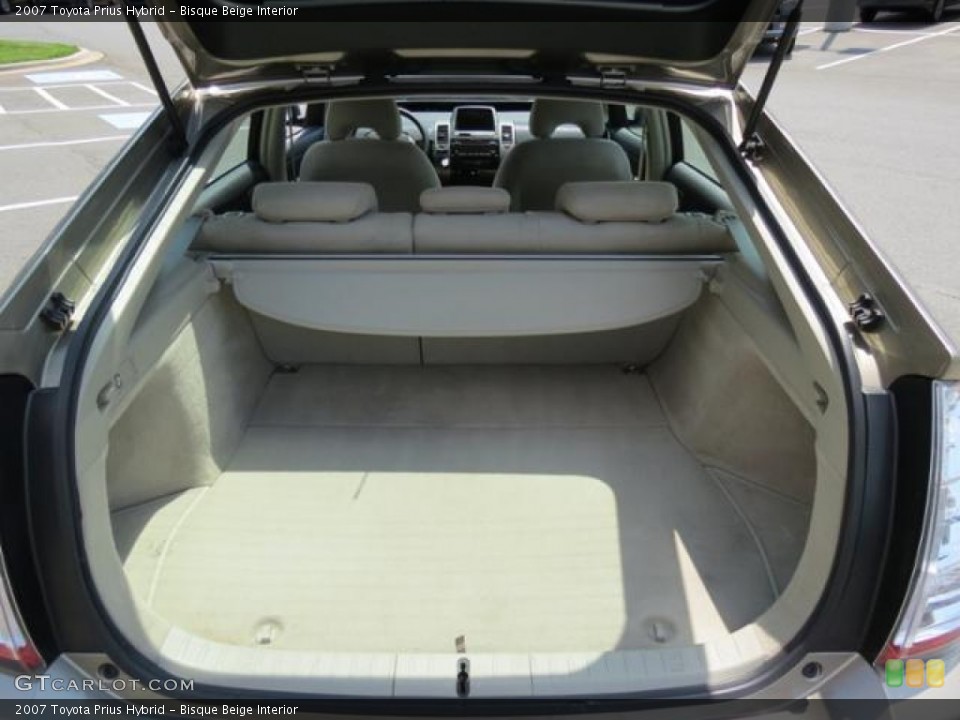 Bisque Beige Interior Trunk for the 2007 Toyota Prius Hybrid #81628296