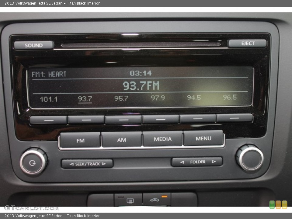 Titan Black Interior Audio System for the 2013 Volkswagen Jetta SE Sedan #81628644