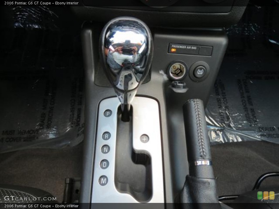 Ebony Interior Transmission for the 2006 Pontiac G6 GT Coupe #81629010