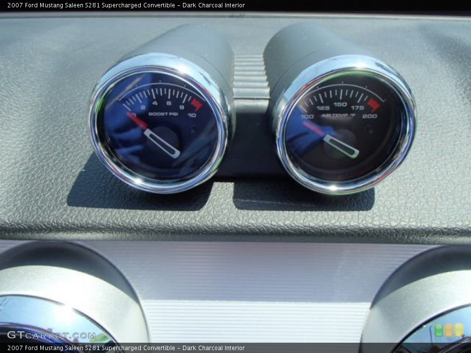 Dark Charcoal Interior Gauges for the 2007 Ford Mustang Saleen S281 Supercharged Convertible #81629025