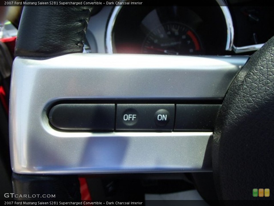 Dark Charcoal Interior Controls for the 2007 Ford Mustang Saleen S281 Supercharged Convertible #81629084
