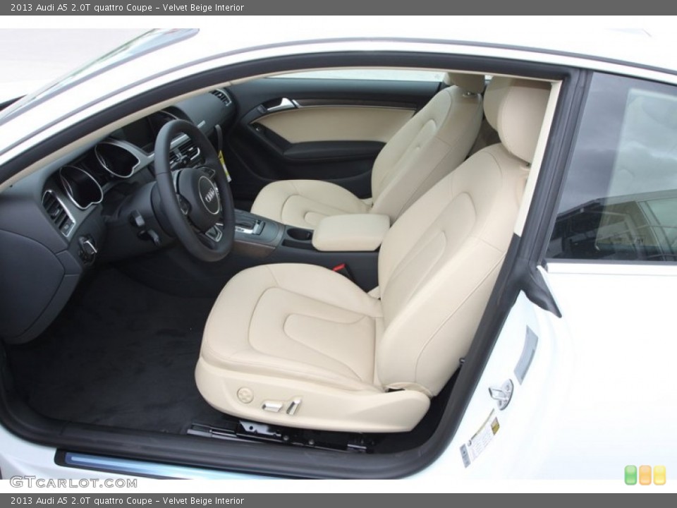 Velvet Beige Interior Front Seat for the 2013 Audi A5 2.0T quattro Coupe #81629940