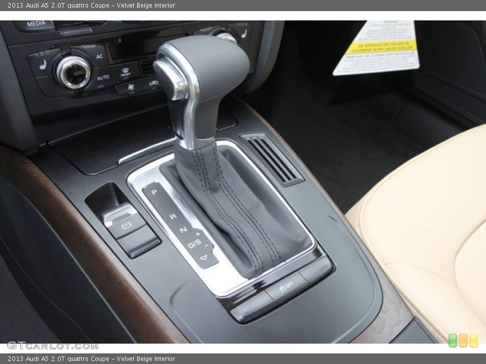 Velvet Beige Interior Transmission for the 2013 Audi A5 2.0T quattro Coupe #81629951
