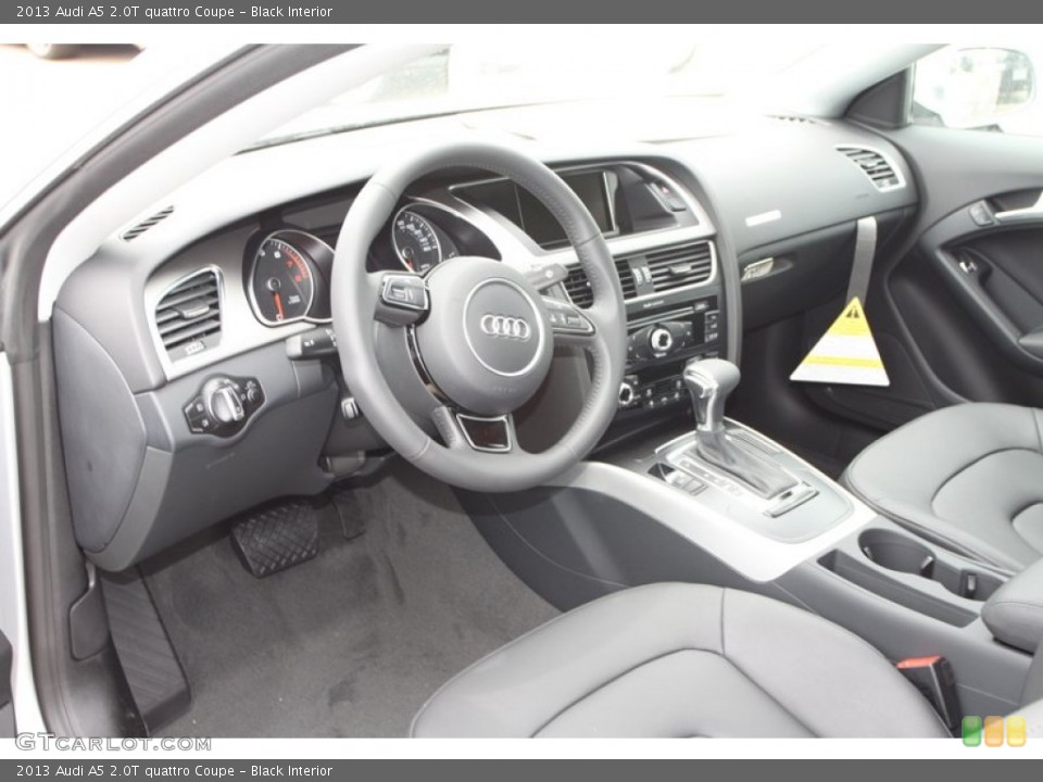 Black 2013 Audi A5 Interiors