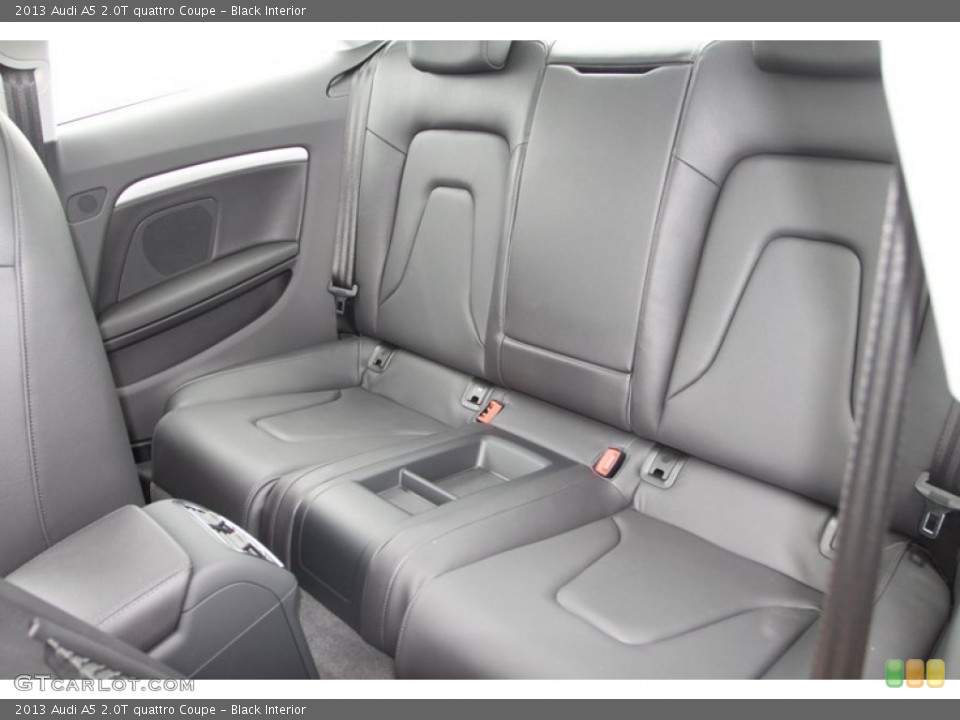 Black Interior Rear Seat for the 2013 Audi A5 2.0T quattro Coupe #81630180