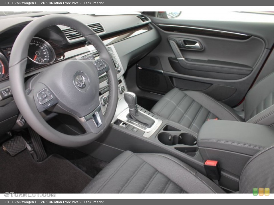 Black Interior Photo for the 2013 Volkswagen CC VR6 4Motion Executive #81630355