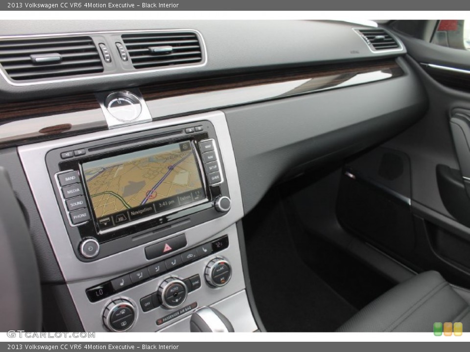 Black Interior Navigation for the 2013 Volkswagen CC VR6 4Motion Executive #81630395