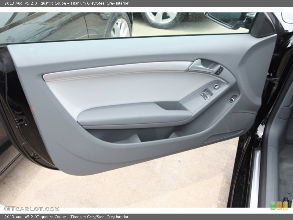 Titanium Grey/Steel Grey Interior Door Panel for the 2013 Audi A5 2.0T quattro Coupe #81630421
