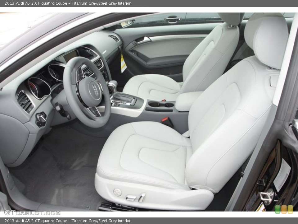 Titanium Grey/Steel Grey Interior Front Seat for the 2013 Audi A5 2.0T quattro Coupe #81630444
