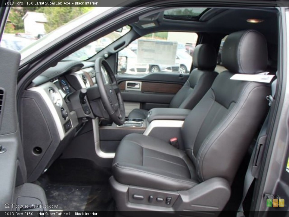 Black Interior Photo for the 2013 Ford F150 Lariat SuperCab 4x4 #81630957