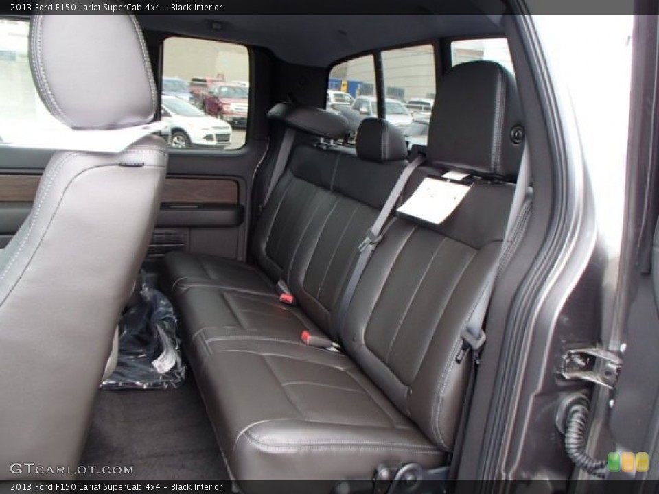 Black Interior Rear Seat for the 2013 Ford F150 Lariat SuperCab 4x4 #81630973