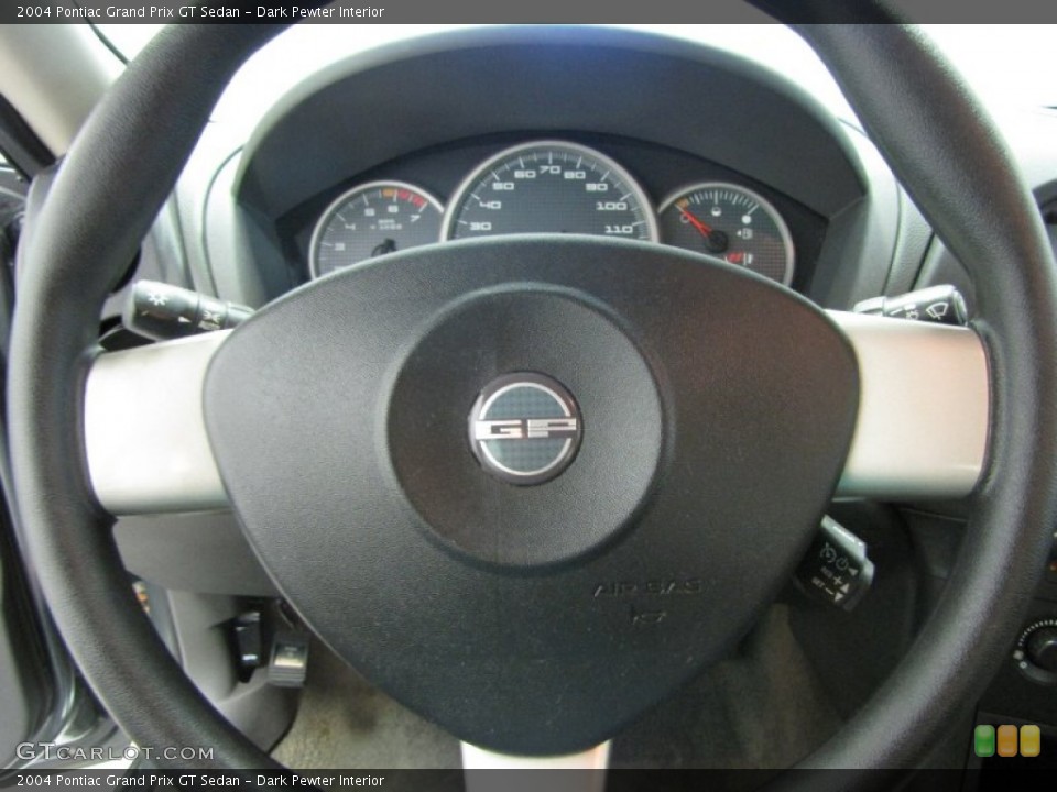 Dark Pewter Interior Steering Wheel for the 2004 Pontiac Grand Prix GT Sedan #81632100