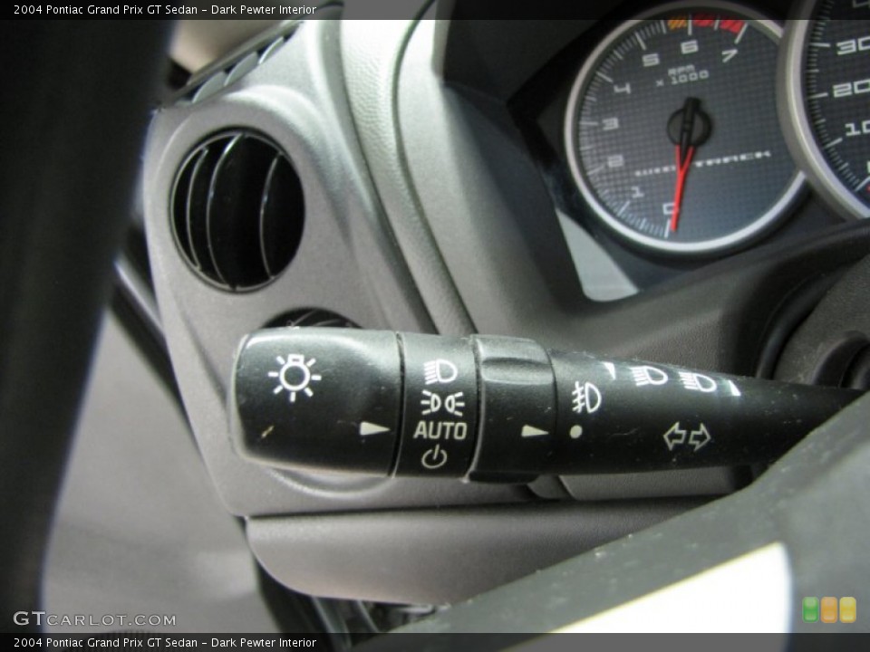 Dark Pewter Interior Controls for the 2004 Pontiac Grand Prix GT Sedan #81632106