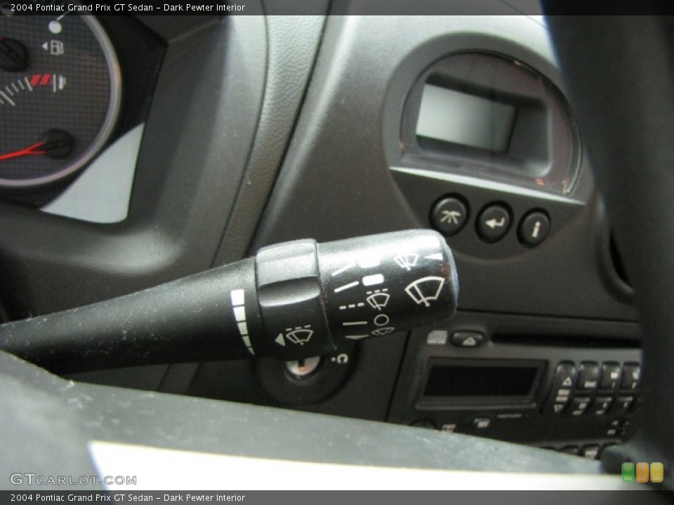 Dark Pewter Interior Controls for the 2004 Pontiac Grand Prix GT Sedan #81632112