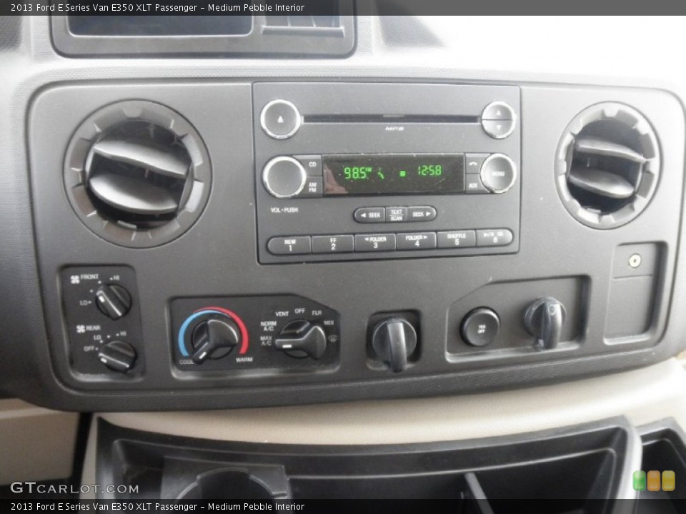 Medium Pebble Interior Controls for the 2013 Ford E Series Van E350 XLT Passenger #81636487