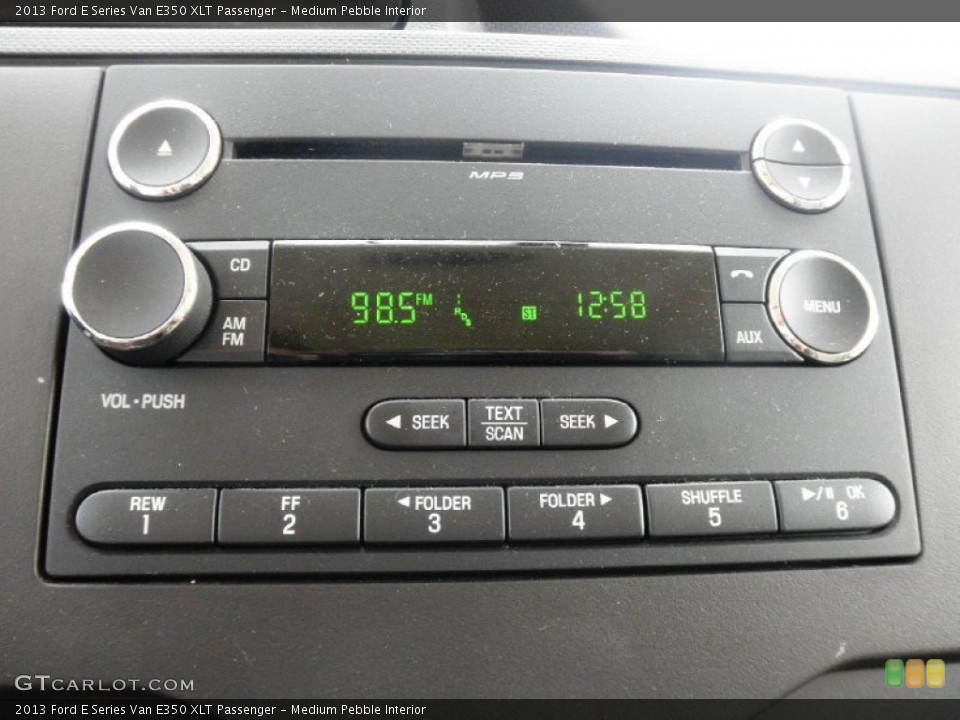 Medium Pebble Interior Audio System for the 2013 Ford E Series Van E350 XLT Passenger #81636505