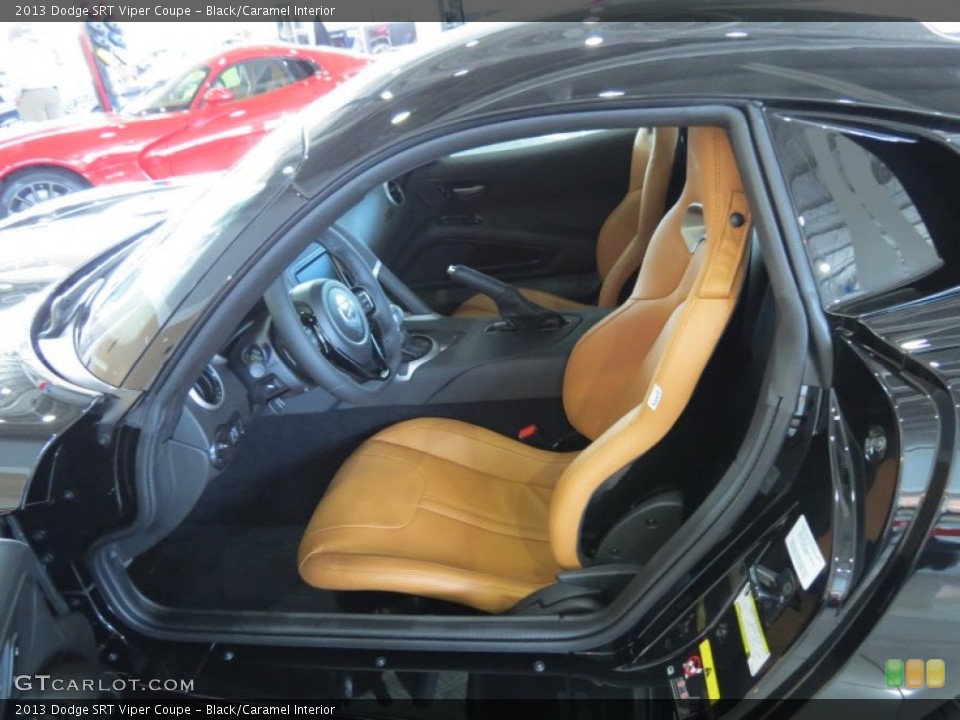 Black/Caramel Interior Photo for the 2013 Dodge SRT Viper Coupe #81637345