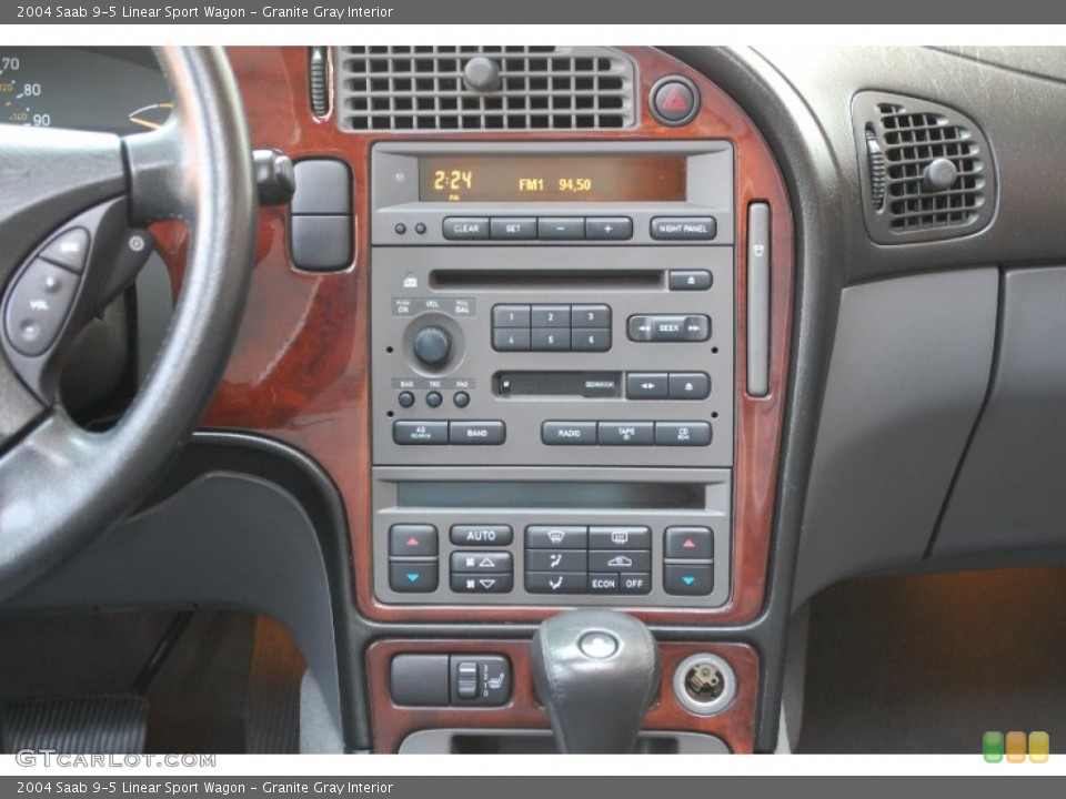 Granite Gray Interior Controls for the 2004 Saab 9-5 Linear Sport Wagon #81640691