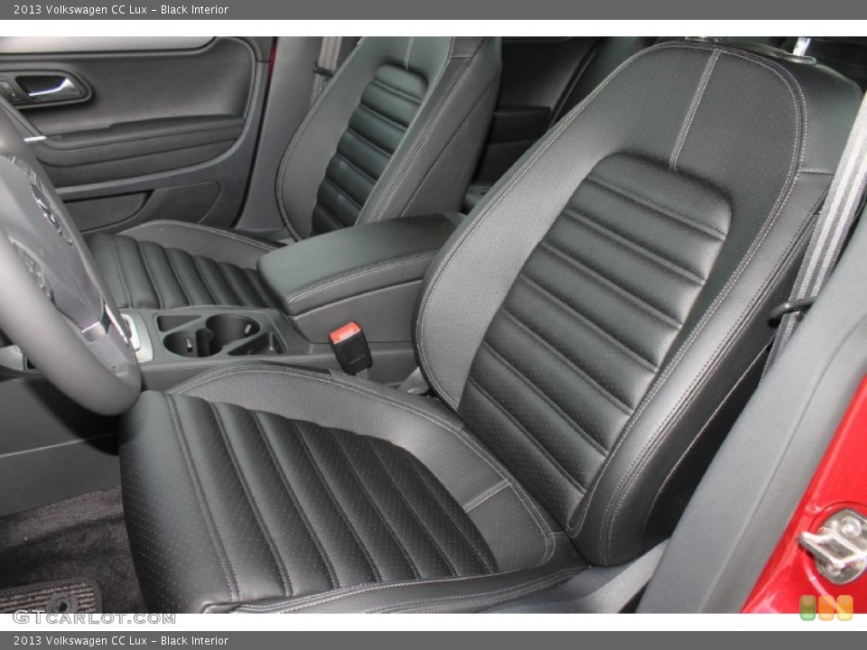 Black Interior Front Seat for the 2013 Volkswagen CC Lux #81648074