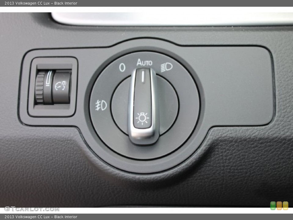 Black Interior Controls for the 2013 Volkswagen CC Lux #81648307