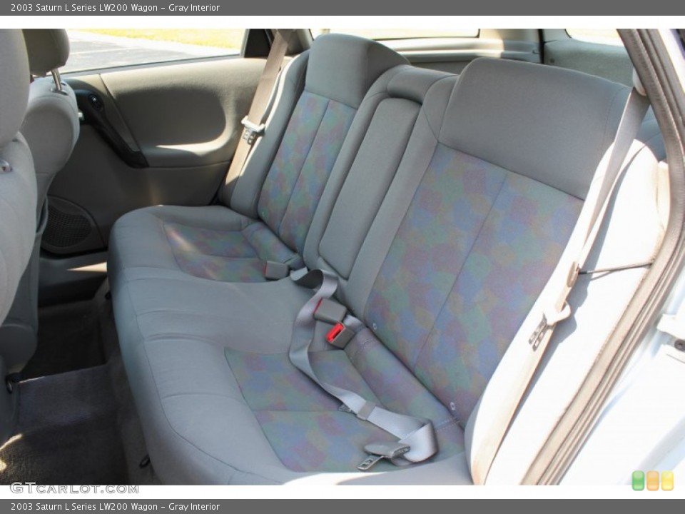 Gray Interior Rear Seat for the 2003 Saturn L Series LW200 Wagon #81648955