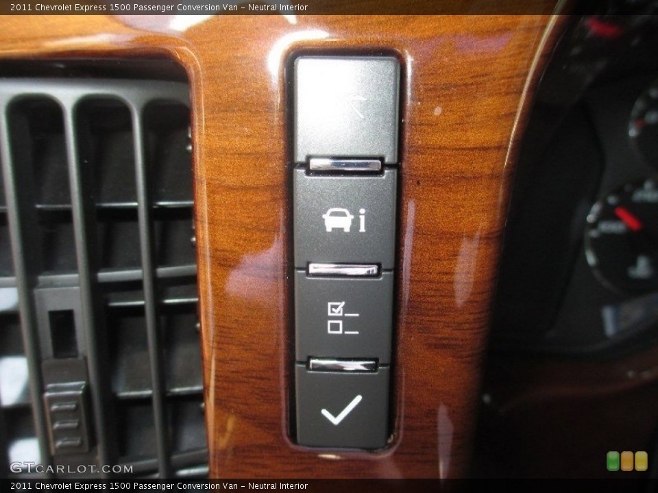 Neutral Interior Controls for the 2011 Chevrolet Express 1500 Passenger Conversion Van #81652621