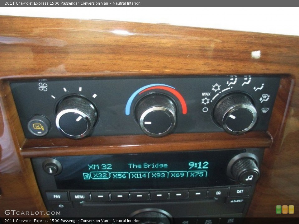 Neutral Interior Controls for the 2011 Chevrolet Express 1500 Passenger Conversion Van #81652642