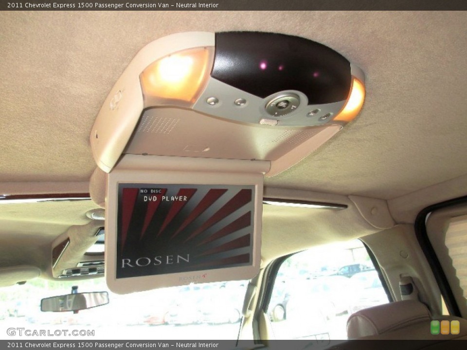 Neutral Interior Entertainment System for the 2011 Chevrolet Express 1500 Passenger Conversion Van #81652687