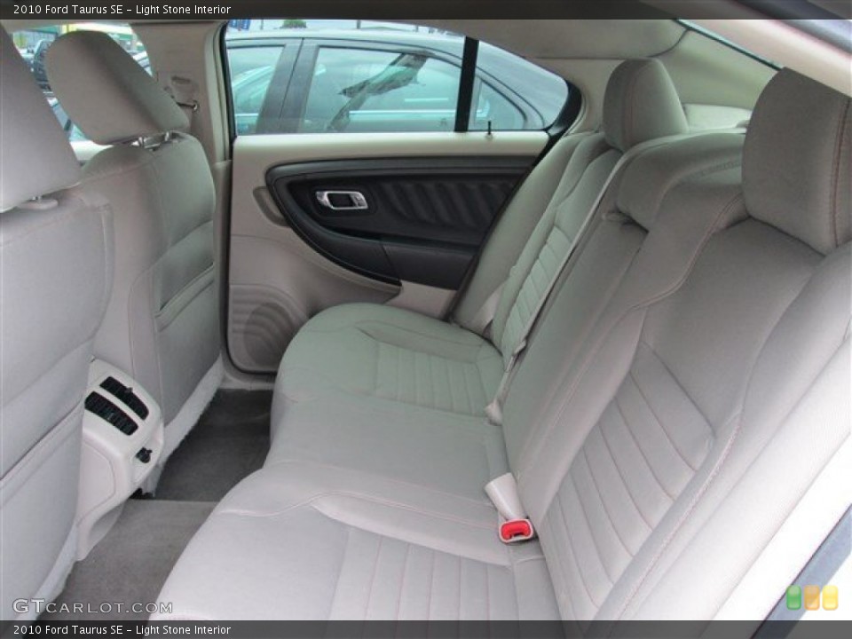Light Stone Interior Rear Seat for the 2010 Ford Taurus SE #81652986
