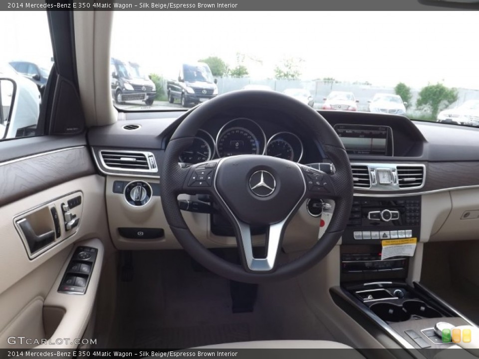 Silk Beige/Espresso Brown Interior Dashboard for the 2014 Mercedes-Benz E 350 4Matic Wagon #81653065