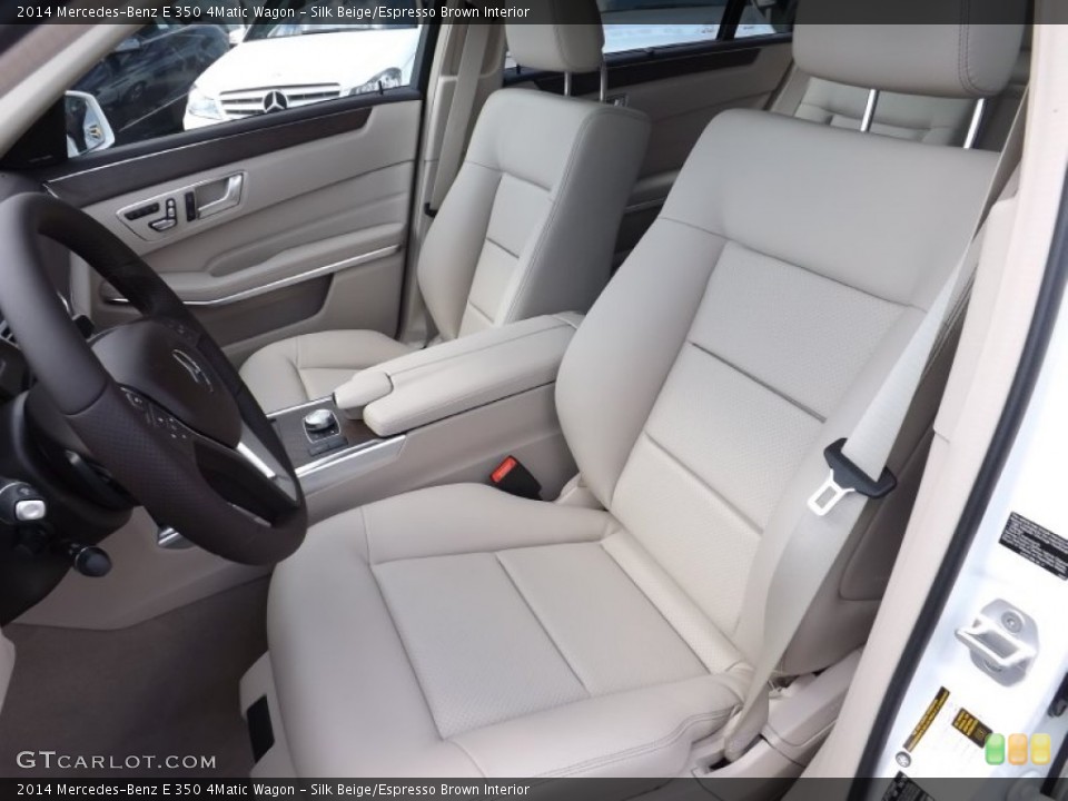 Silk Beige/Espresso Brown Interior Photo for the 2014 Mercedes-Benz E 350 4Matic Wagon #81653152