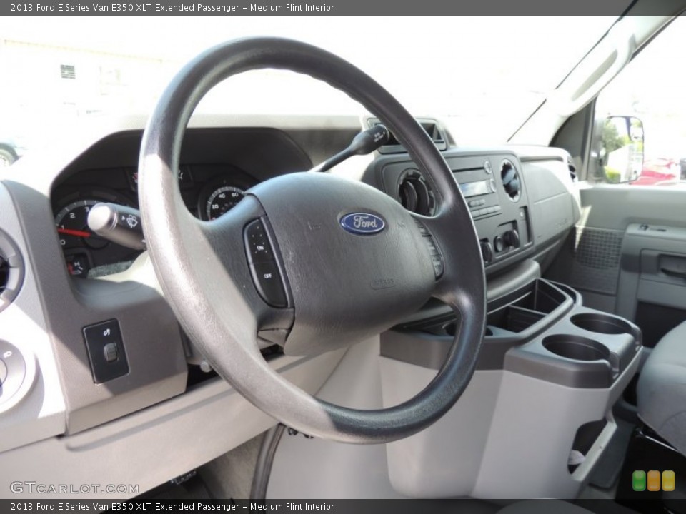 Medium Flint Interior Steering Wheel for the 2013 Ford E Series Van E350 XLT Extended Passenger #81654708