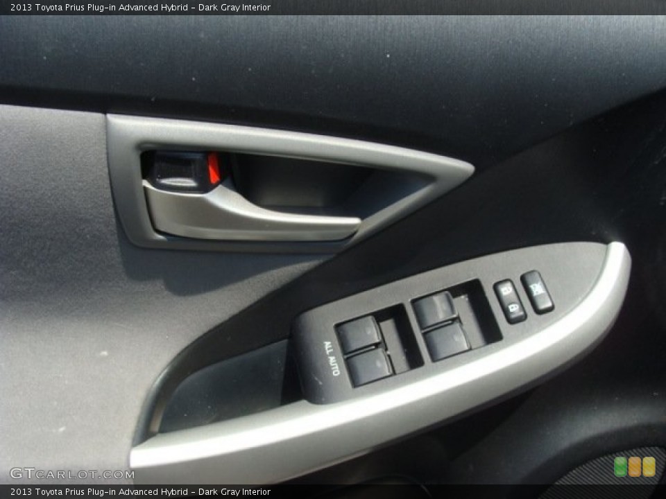 Dark Gray Interior Controls for the 2013 Toyota Prius Plug-in Advanced Hybrid #81655532