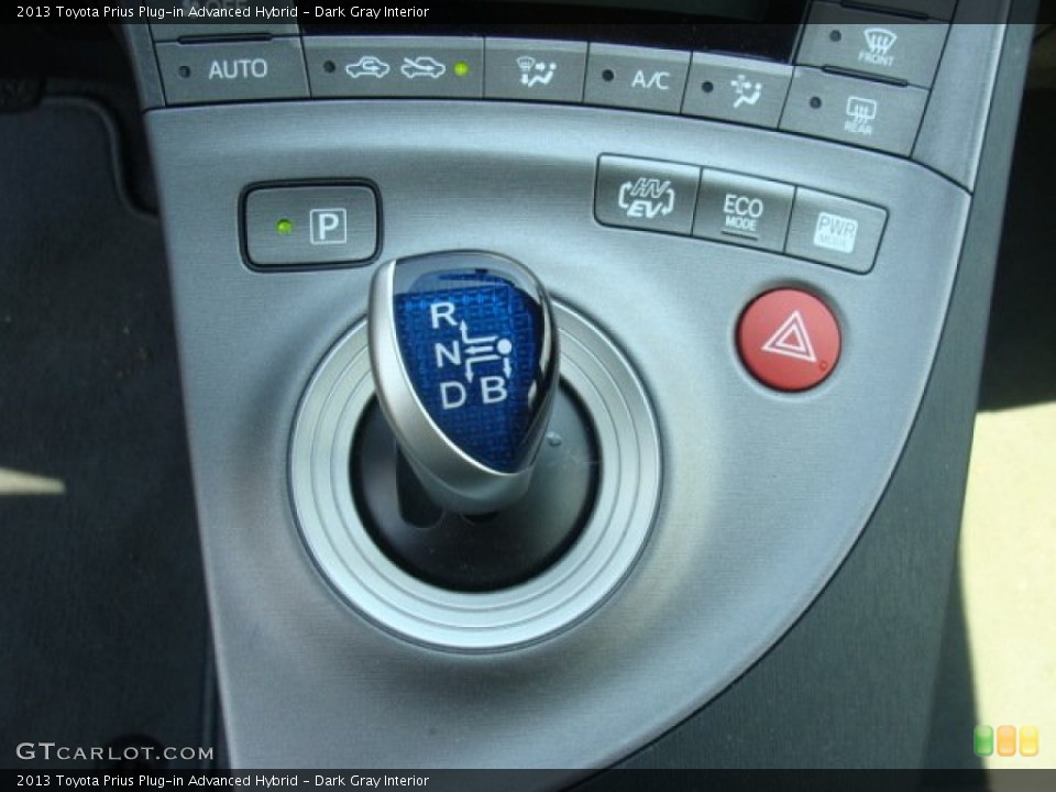 Dark Gray Interior Transmission for the 2013 Toyota Prius Plug-in Advanced Hybrid #81655696