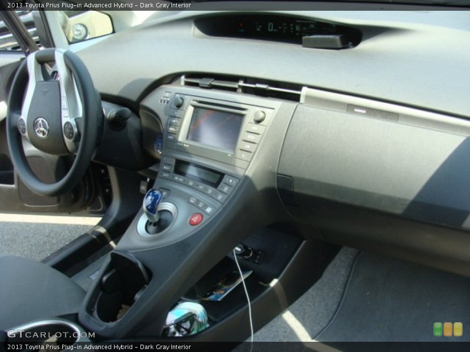 Dark Gray Interior Dashboard for the 2013 Toyota Prius Plug-in Advanced Hybrid #81655801