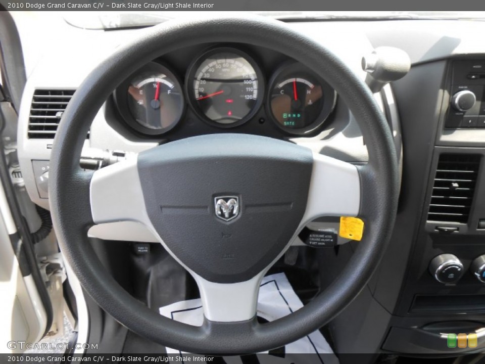 Dark Slate Gray/Light Shale Interior Steering Wheel for the 2010 Dodge Grand Caravan C/V #81657871