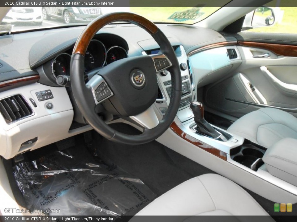 Light Titanium/Ebony 2010 Cadillac CTS Interiors