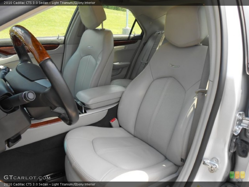 Light Titanium/Ebony Interior Front Seat for the 2010 Cadillac CTS 3.0 Sedan #81658214