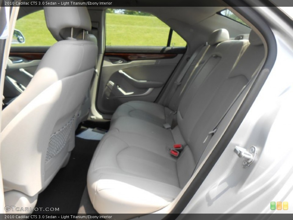 Light Titanium/Ebony Interior Rear Seat for the 2010 Cadillac CTS 3.0 Sedan #81658354