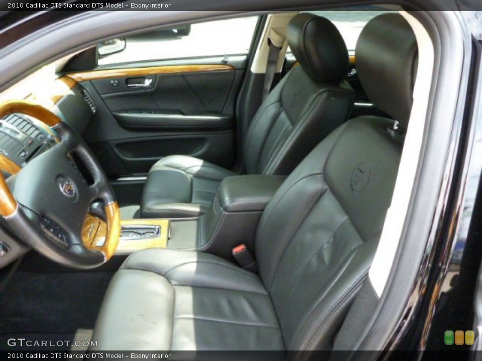 Ebony Interior Front Seat for the 2010 Cadillac DTS  #81660652