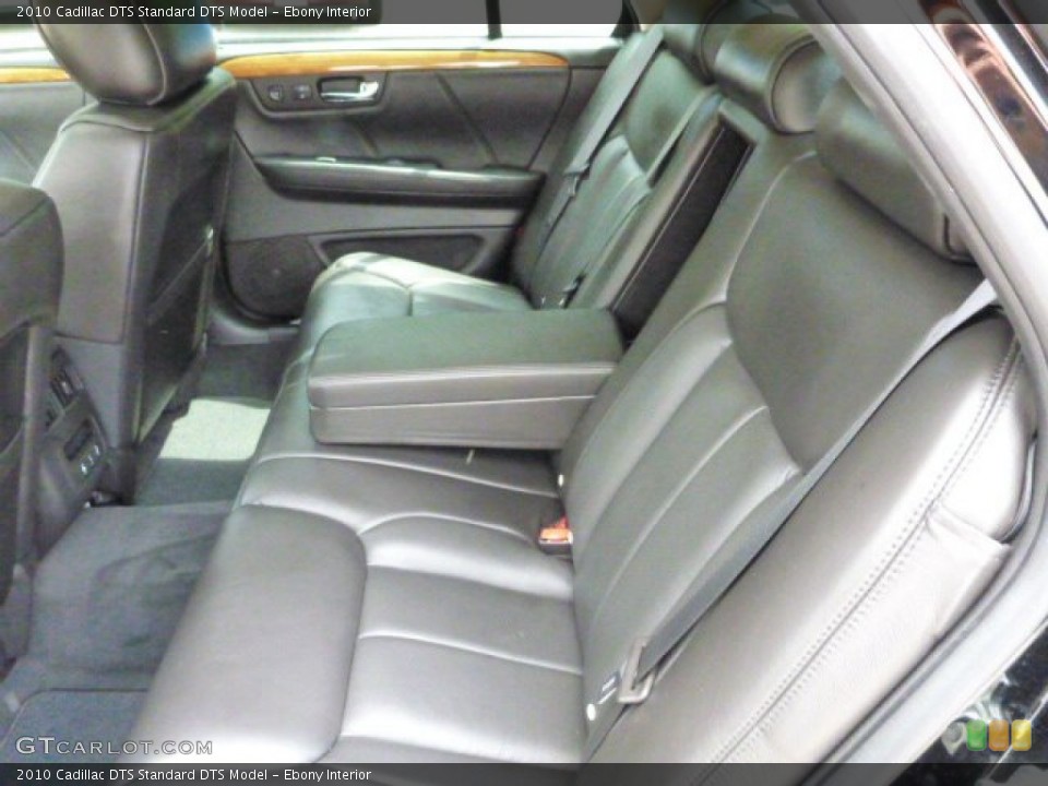 Ebony Interior Rear Seat for the 2010 Cadillac DTS  #81660672