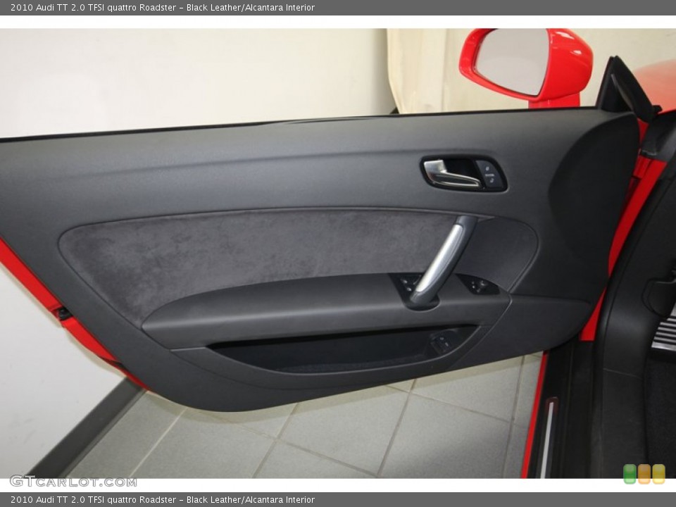 Black Leather/Alcantara Interior Door Panel for the 2010 Audi TT 2.0 TFSI quattro Roadster #81661828