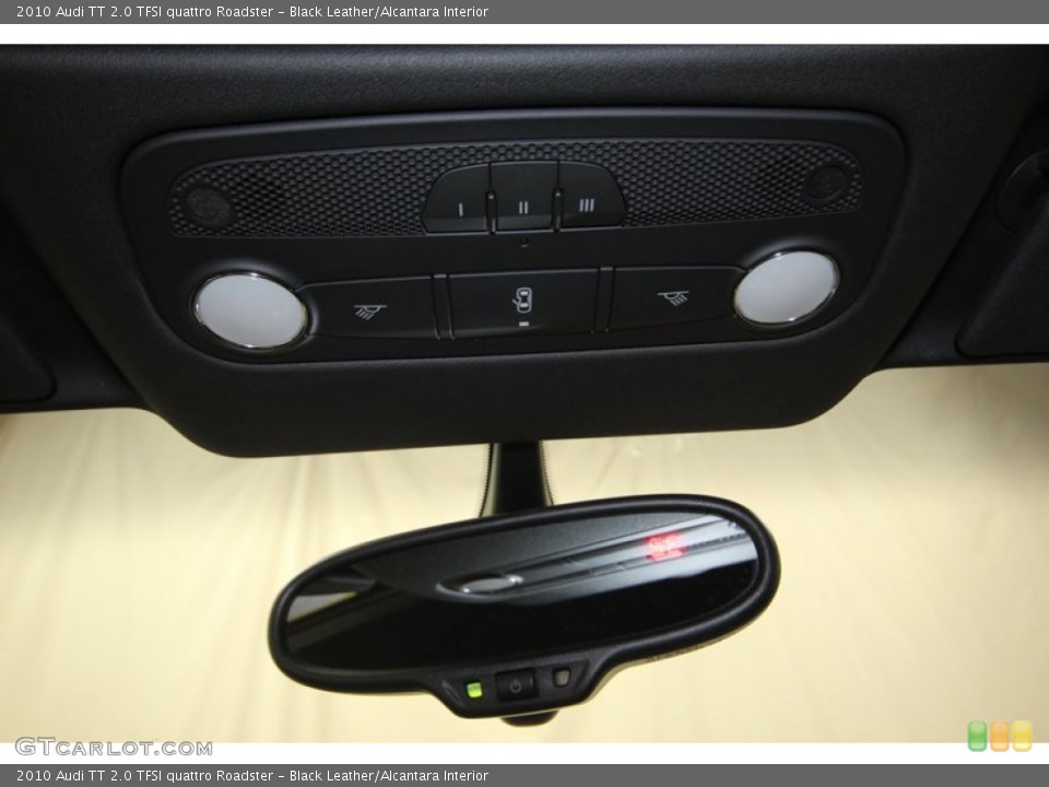 Black Leather/Alcantara Interior Controls for the 2010 Audi TT 2.0 TFSI quattro Roadster #81661924