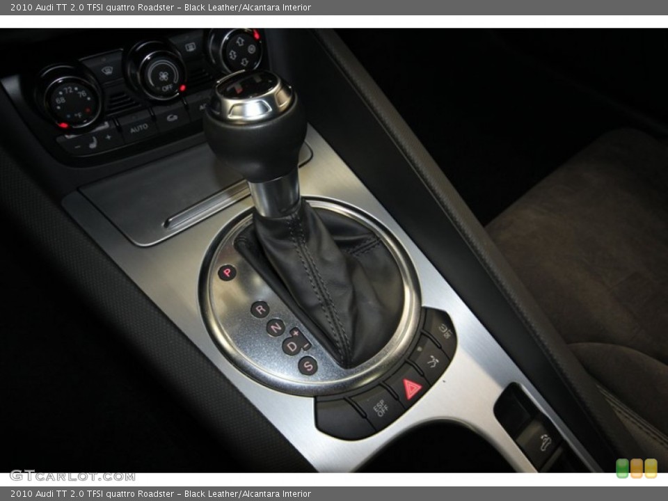 Black Leather/Alcantara Interior Transmission for the 2010 Audi TT 2.0 TFSI quattro Roadster #81661987