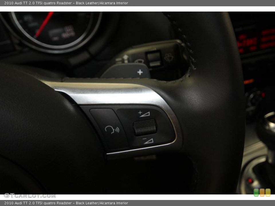 Black Leather/Alcantara Interior Controls for the 2010 Audi TT 2.0 TFSI quattro Roadster #81662048