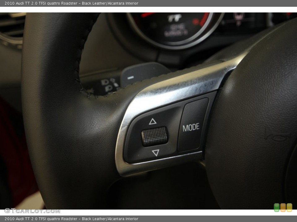 Black Leather/Alcantara Interior Controls for the 2010 Audi TT 2.0 TFSI quattro Roadster #81662062