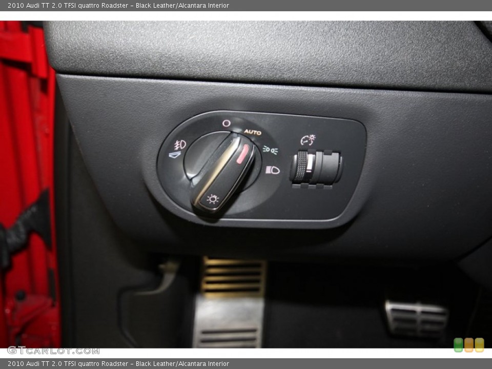 Black Leather/Alcantara Interior Controls for the 2010 Audi TT 2.0 TFSI quattro Roadster #81662080