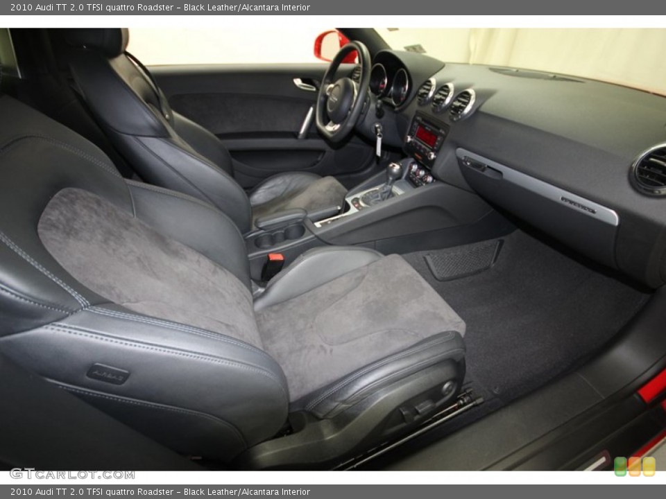 Black Leather/Alcantara Interior Front Seat for the 2010 Audi TT 2.0 TFSI quattro Roadster #81662140