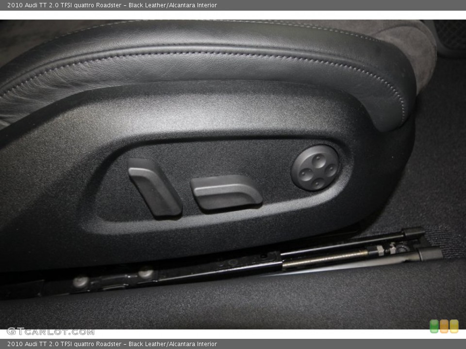 Black Leather/Alcantara Interior Front Seat for the 2010 Audi TT 2.0 TFSI quattro Roadster #81662158